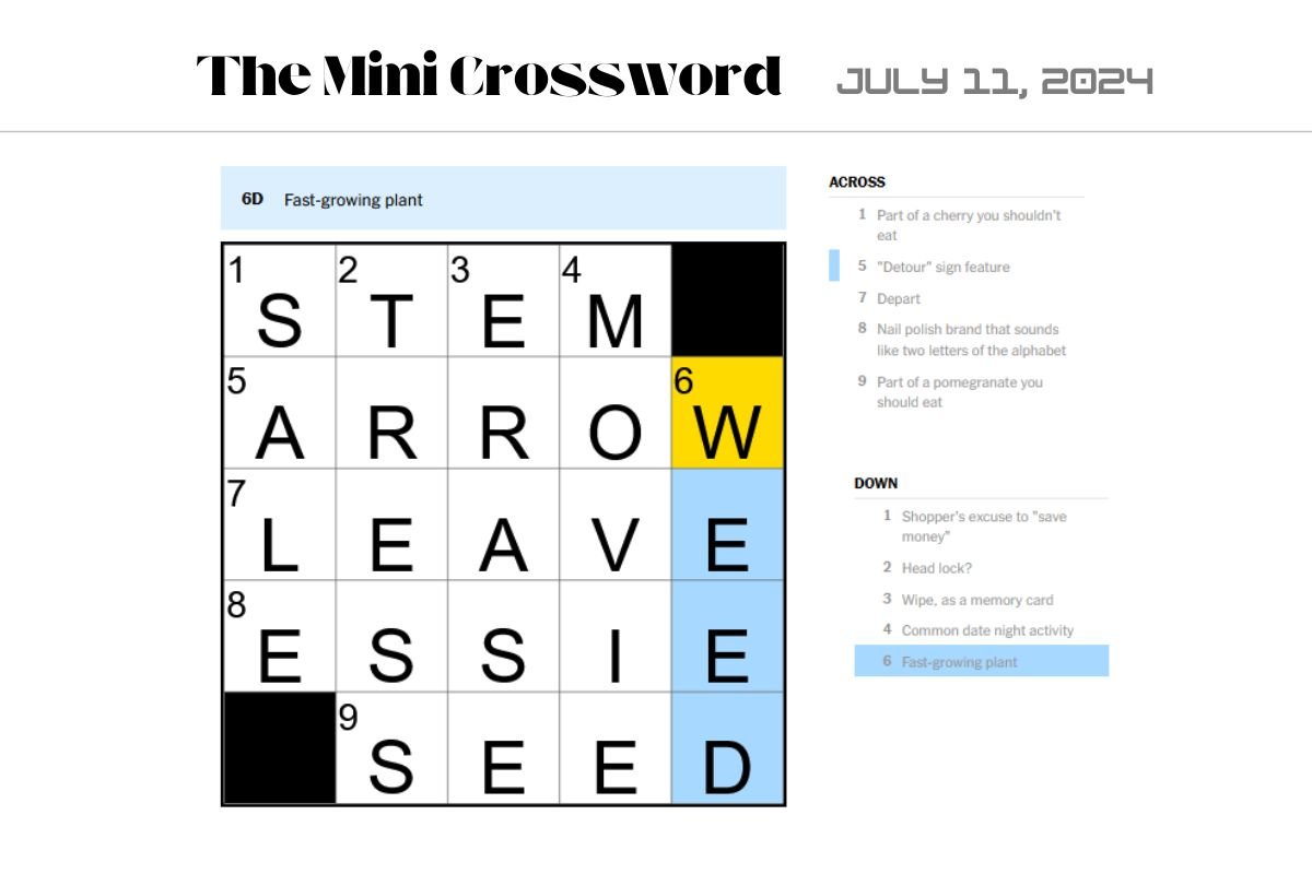 Solve the Common Date Night Activity Clue in NYT Mini Crossword