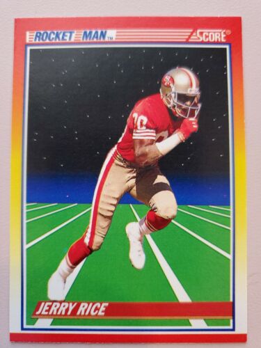 The Rocket Man: Jerry Rices Unmatched Legacy in the NFL and Iconic 1990 Card