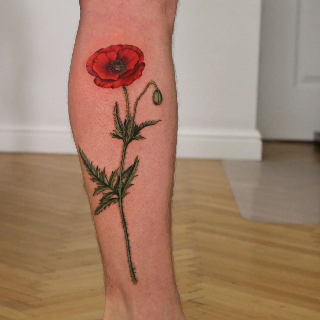 Meaningful Poppies Tattoo Ideas: Honor, Remembrance, and Hope