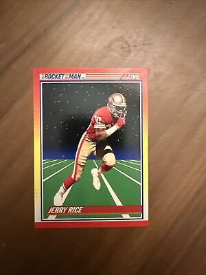 The Rocket Man: Jerry Rices Unmatched Legacy in the NFL and Iconic 1990 Card