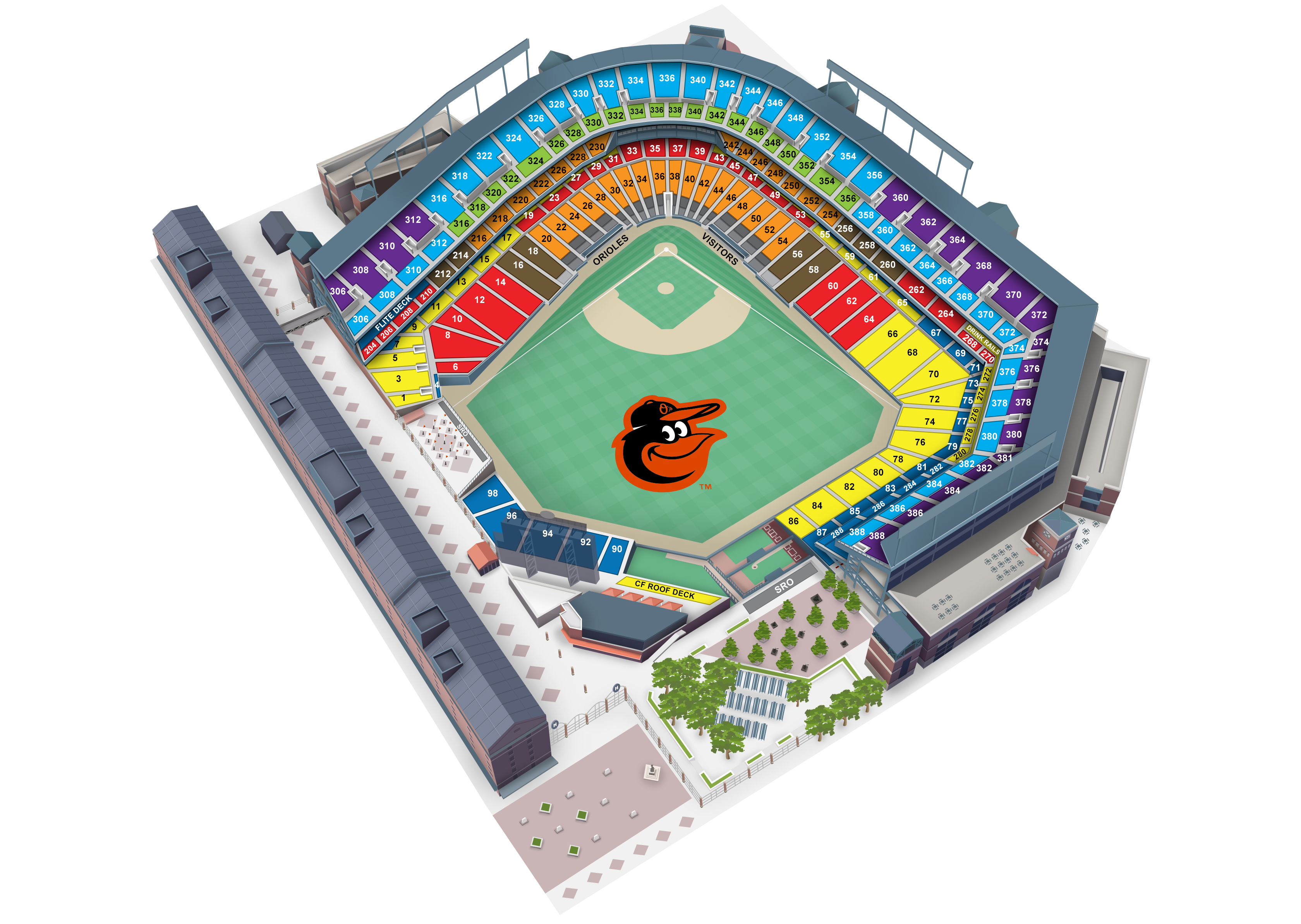 Camden Yards Seating Guide: Use the Virtual Chart to Find Your Ideal View