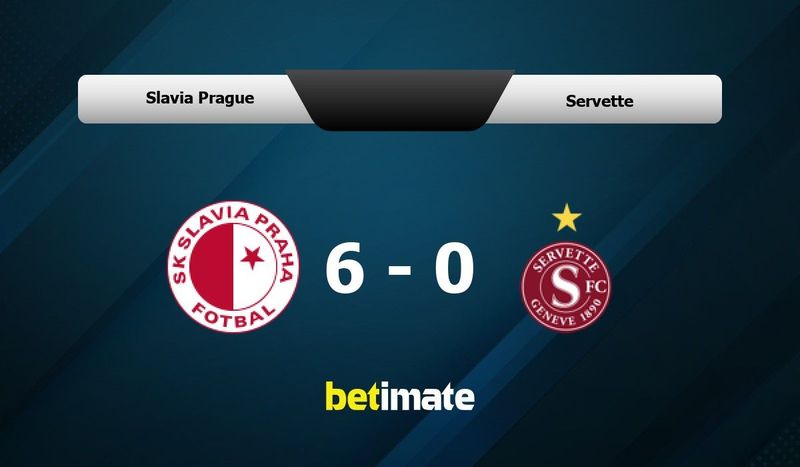 Slavia Prague vs Servette Prediction: Our Top Betting Tips for the Game