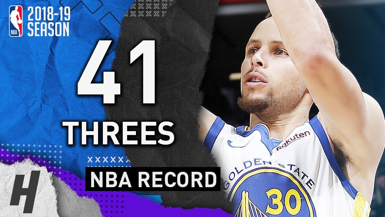 Who Holds the Record for Most Threes in a Game by a Team?