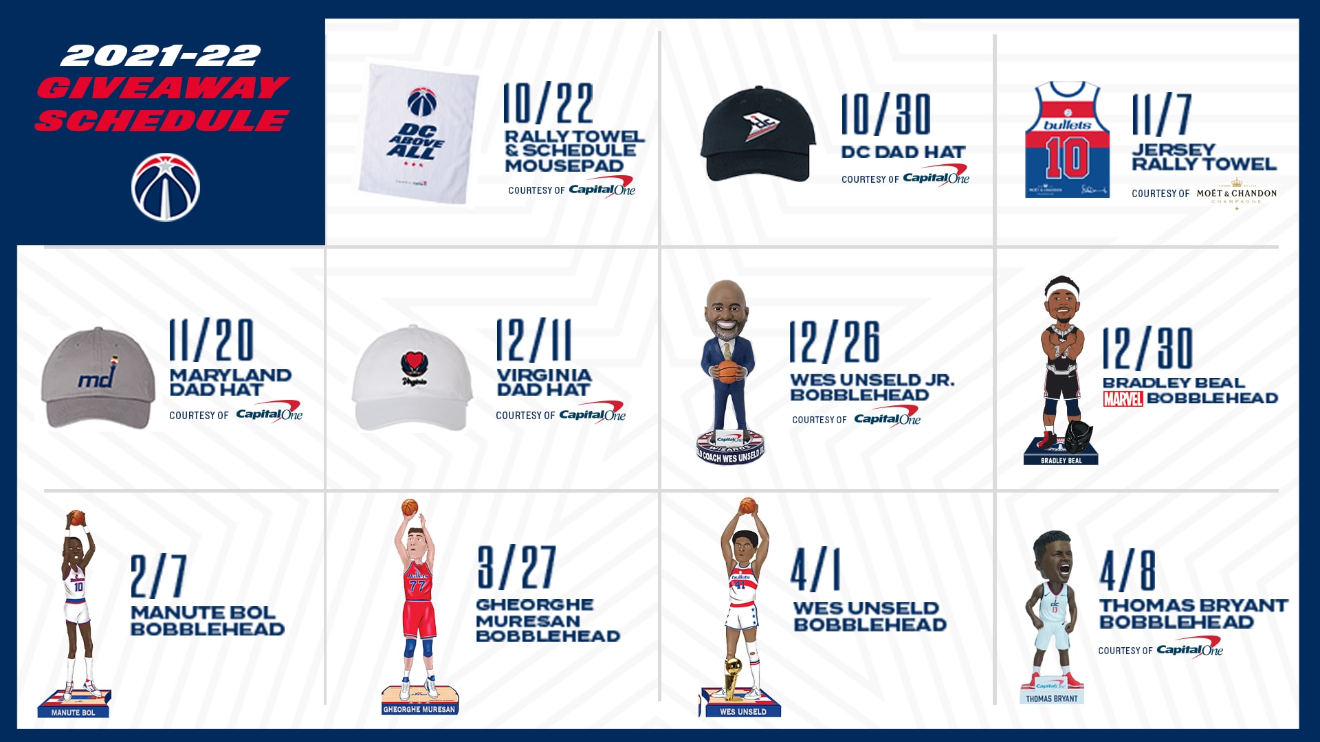 Dont Miss Out! Wizards Promotional Schedule Dates Revealed