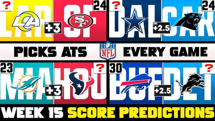 Score Predictions for NFL Week 15: Dont Miss Our Forecast!