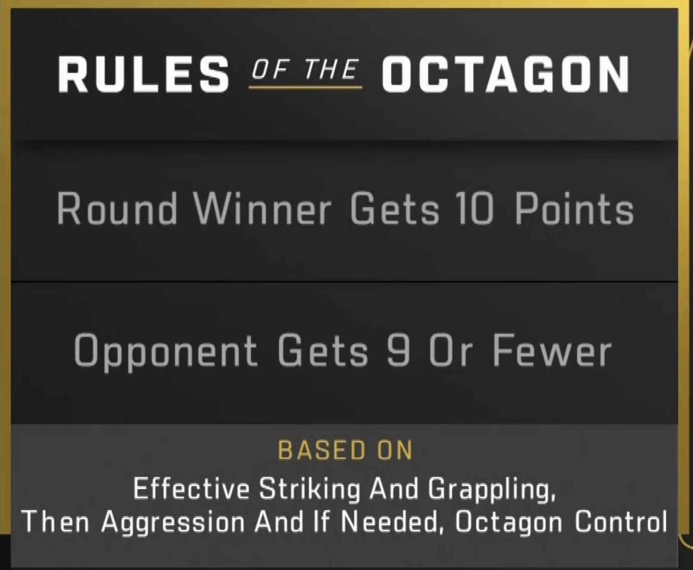 UFC Scoring System How Important are Ground Strikes