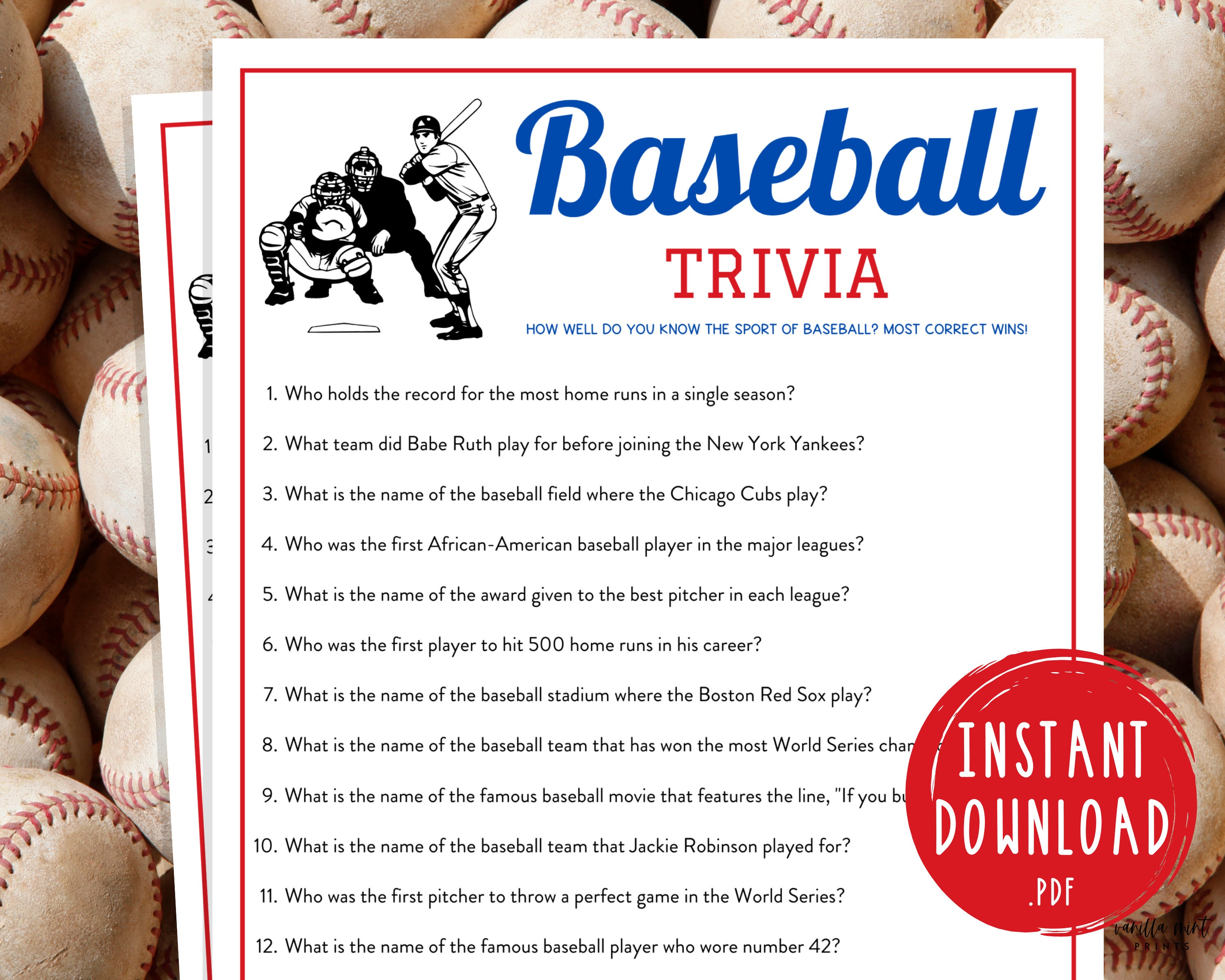 Baseball Questions Trivia: How Well Do You Know the Game? Find Out!