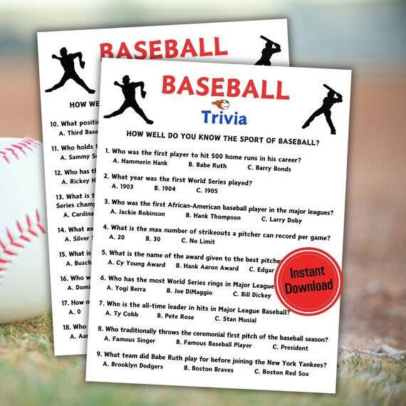 Baseball Questions Trivia: How Well Do You Know the Game? Find Out!