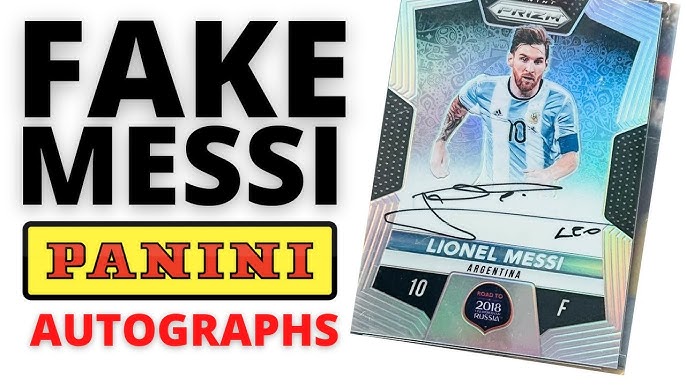 Real vs Fake Lionel Messi Signed Card:  Spot the Difference!