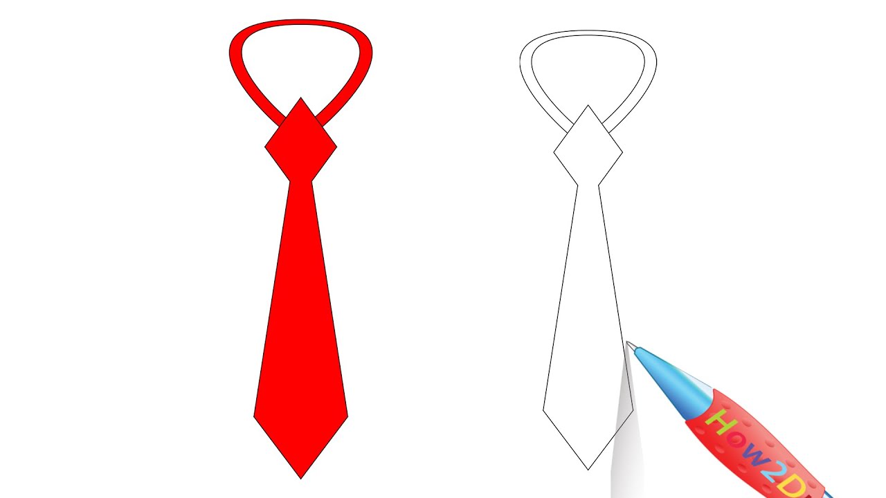 How to Draw a Tie: Easy Step-by-Step Guide for Beginners and Kids!
