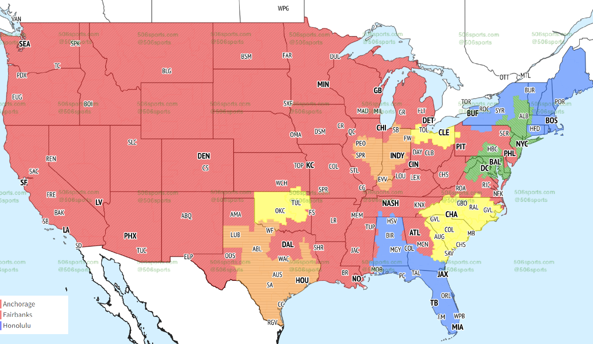 NFL Coverage Map: How to Find Out Which Games Are Blacked Out?