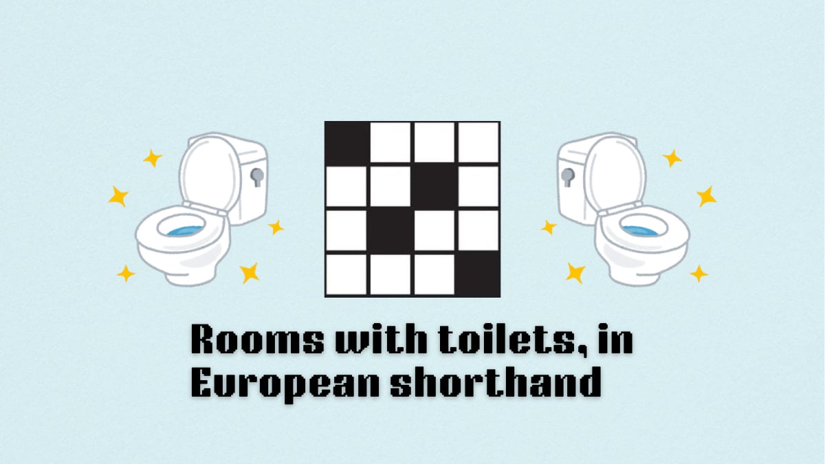 Need to Know Rooms with Toilets European Shorthand? Find Out Here!