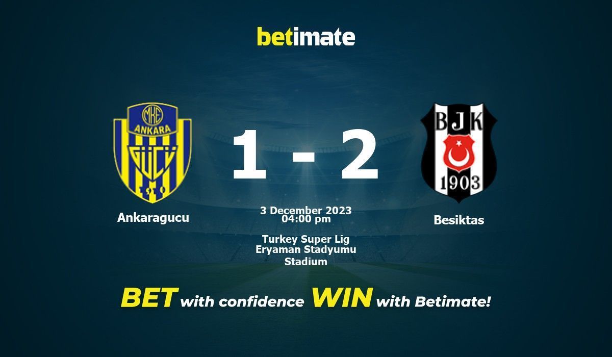 Besiktas vs Ankaragucu Prediction: Will Besiktas Continue Winning?