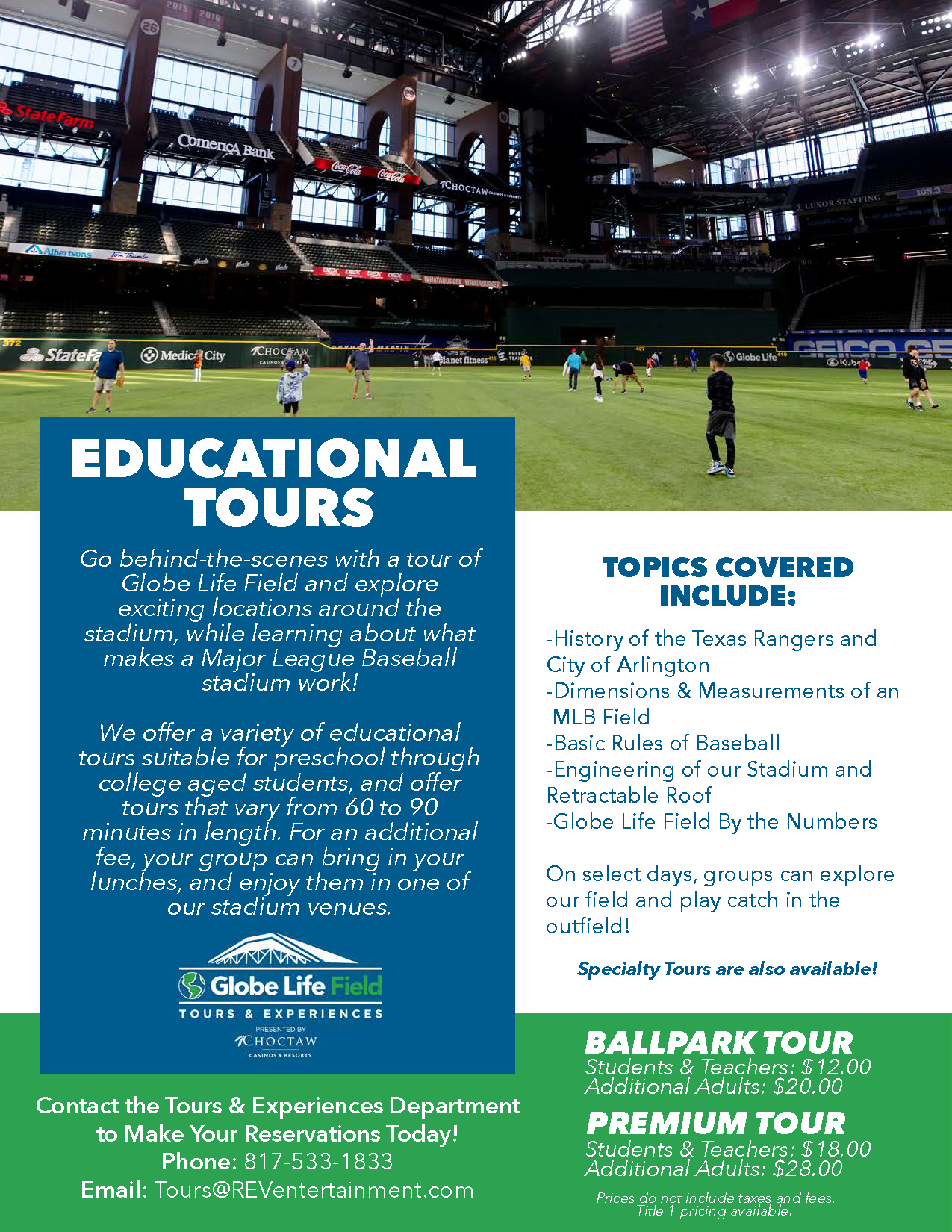 Texas Rangers Ballpark Tours: What to Expect & How to Book!