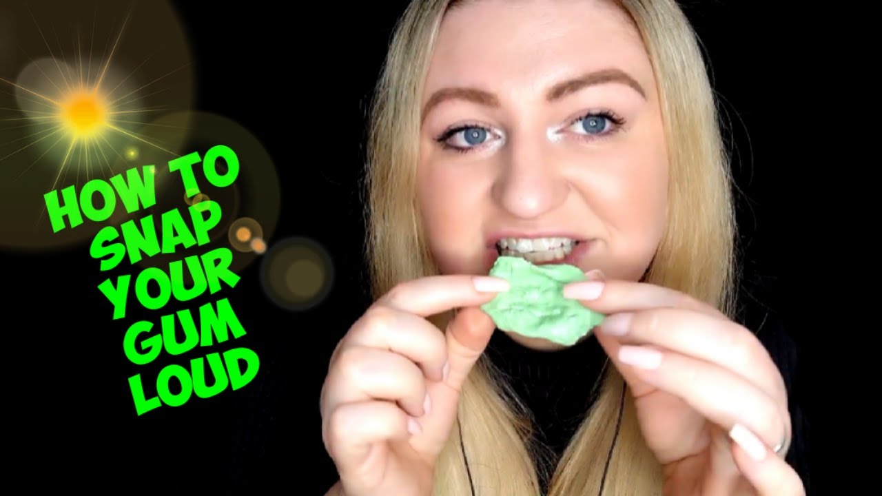 Snapping Chewing Gum Tricks: How to Make It Pop Louder!