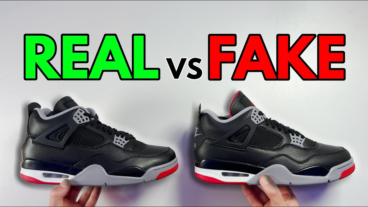 Bred 4s 2024: Real vs Fake - How to Spot the Differences.