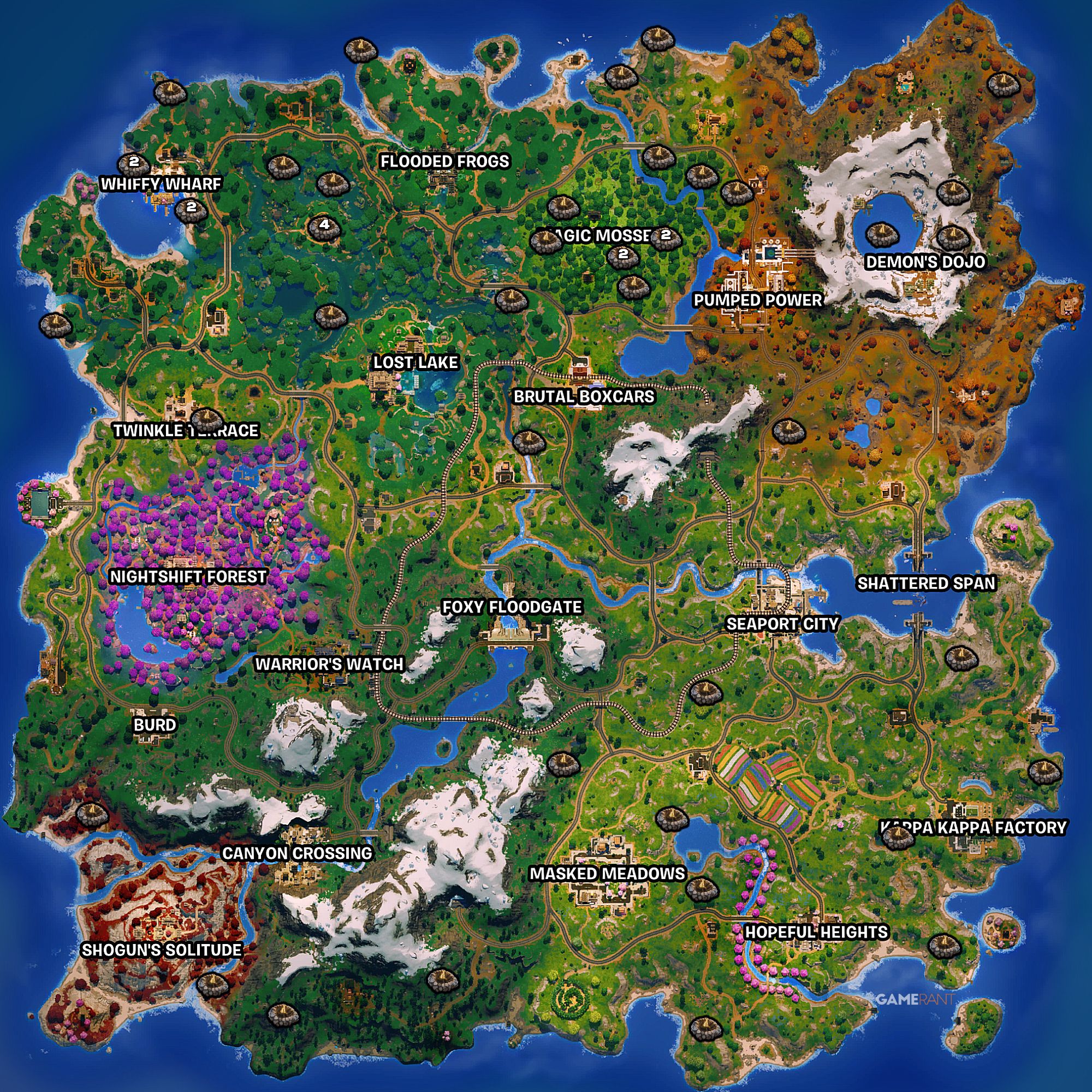 Campfires on Fortnite Map: Where? (The Ultimate Guide to Finding All Campfires)