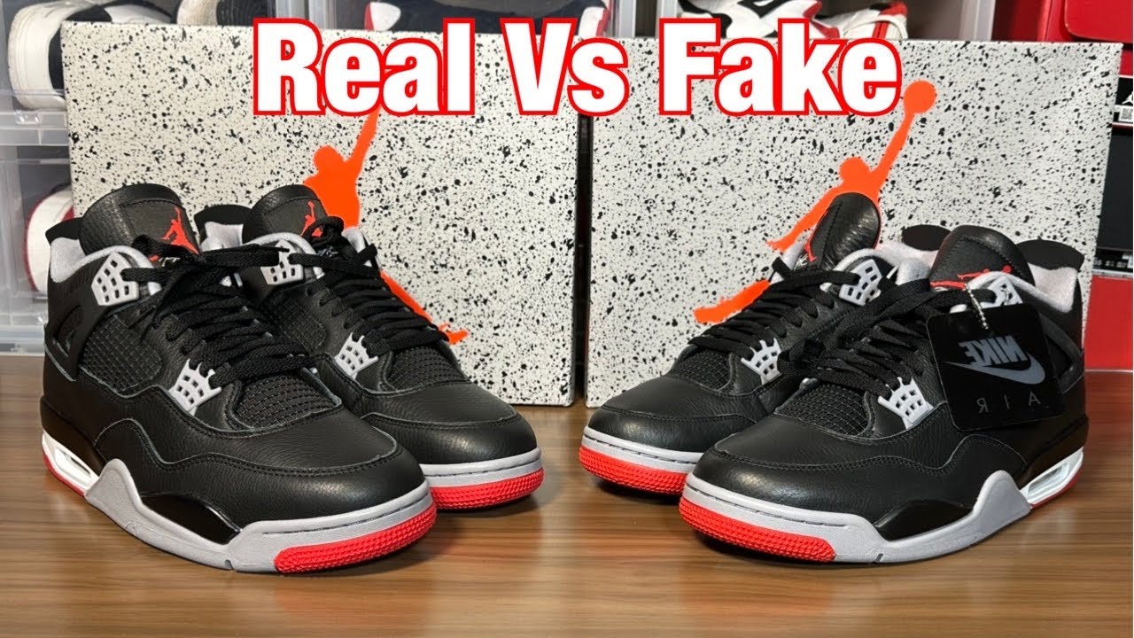 Bred 4s 2024: Real vs Fake - How to Spot the Differences.