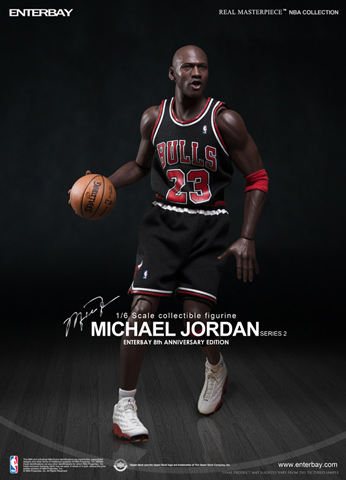 Jordan in Black: Chicago Bulls Jersey Poster - Hot Collectibles and Fan Favorites!