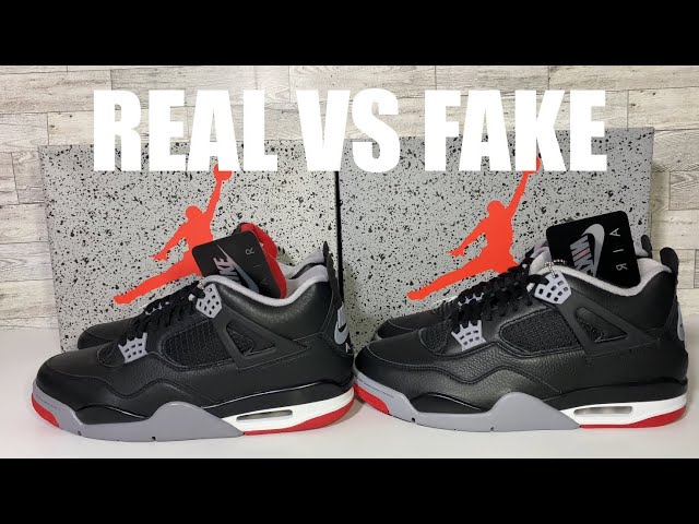 Bred 4s 2024: Real vs Fake - How to Spot the Differences.