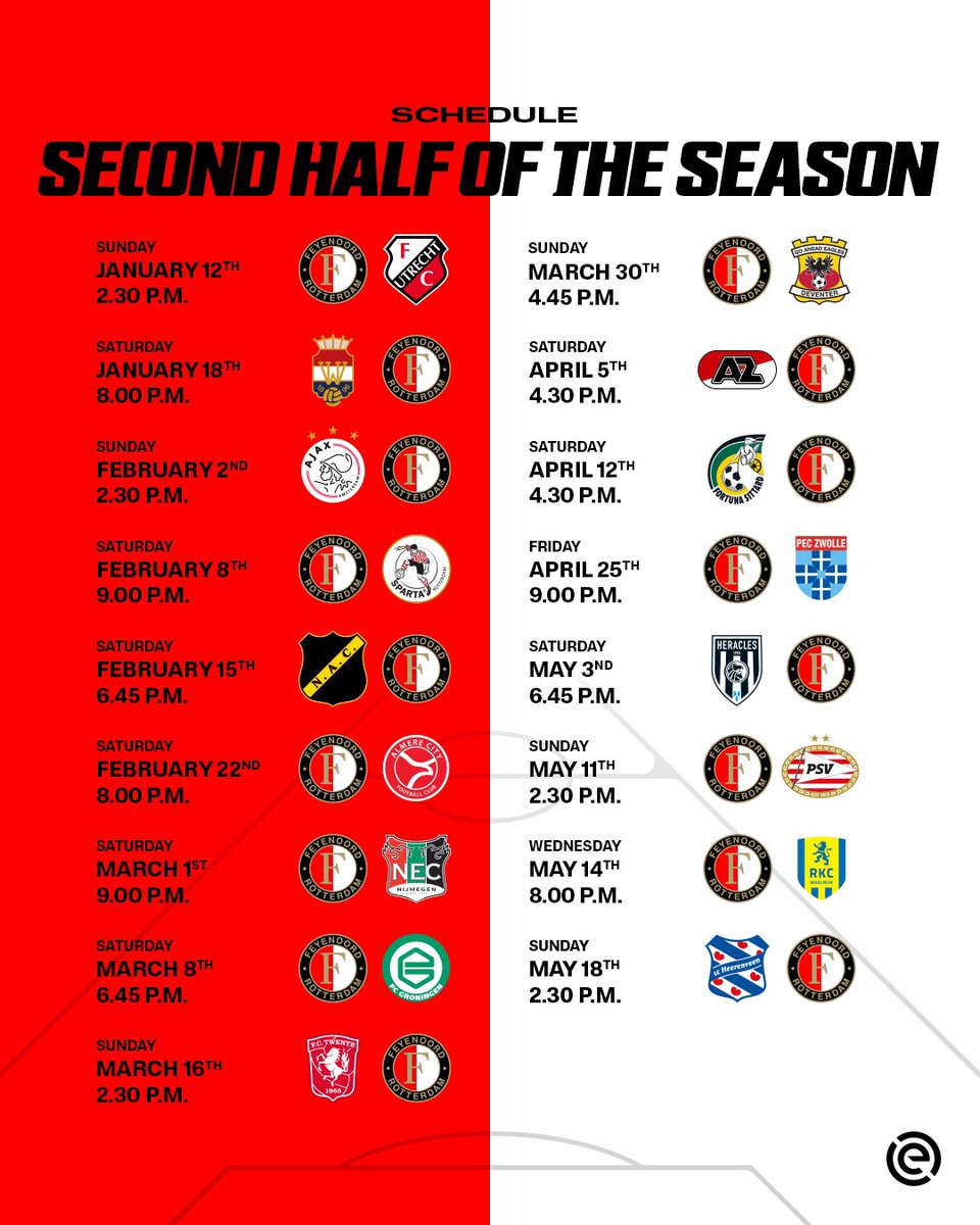 All about partidos de feyenoord,Get Full Season Schedule