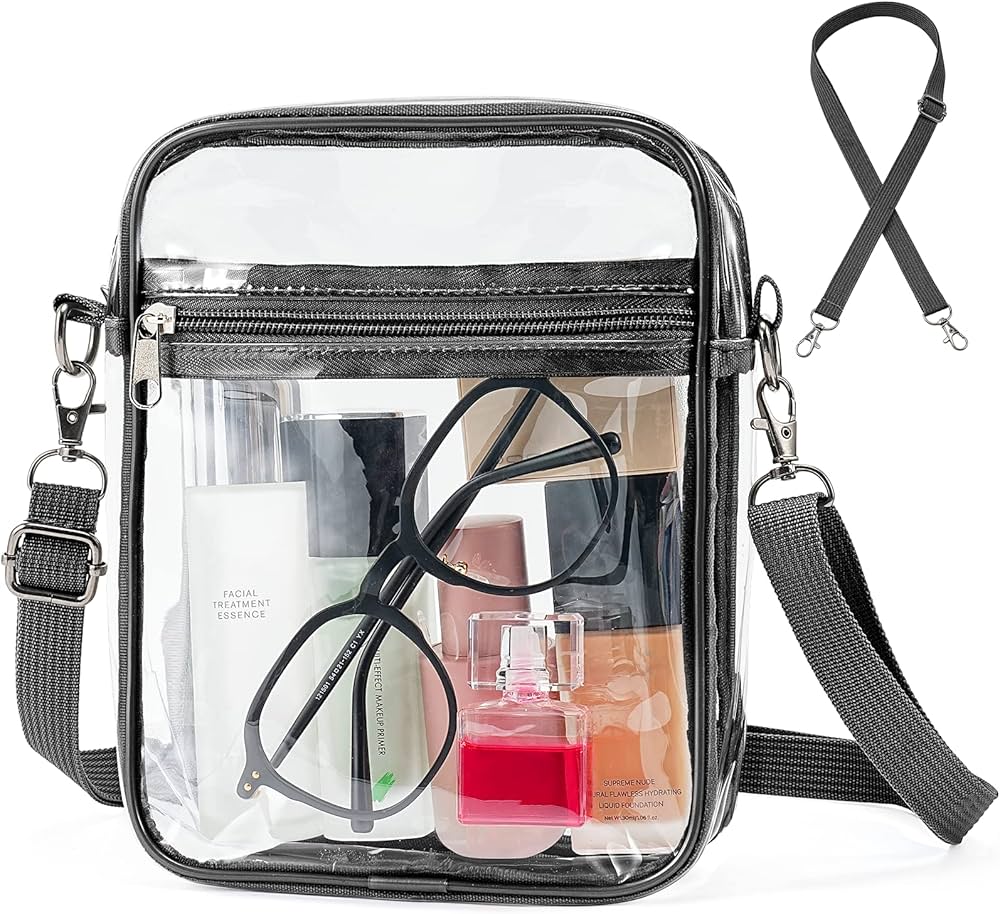 Best Cross Body Clear Stadium Bag: Easy See Through Get Through Security Fast
