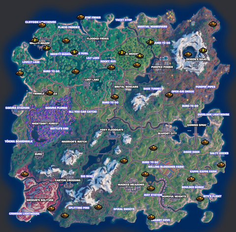 Campfires on Fortnite Map: Where? (The Ultimate Guide to Finding All Campfires)