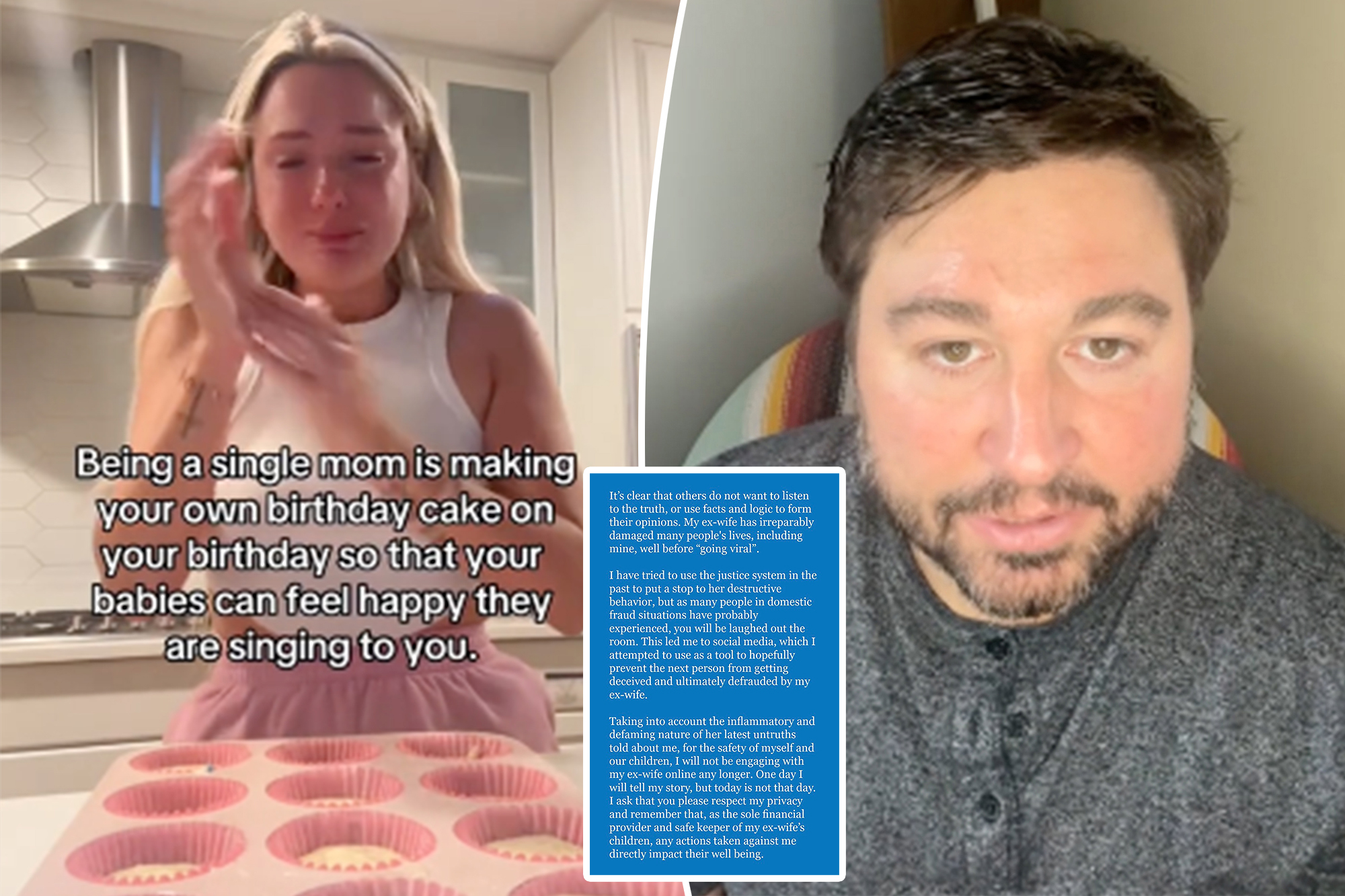 Ex Husband Got a Cake for Single Moms Birthday? See Reactions!