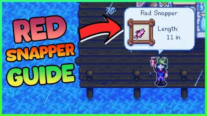 Stardew Red Snapper Uses and Where to Find It