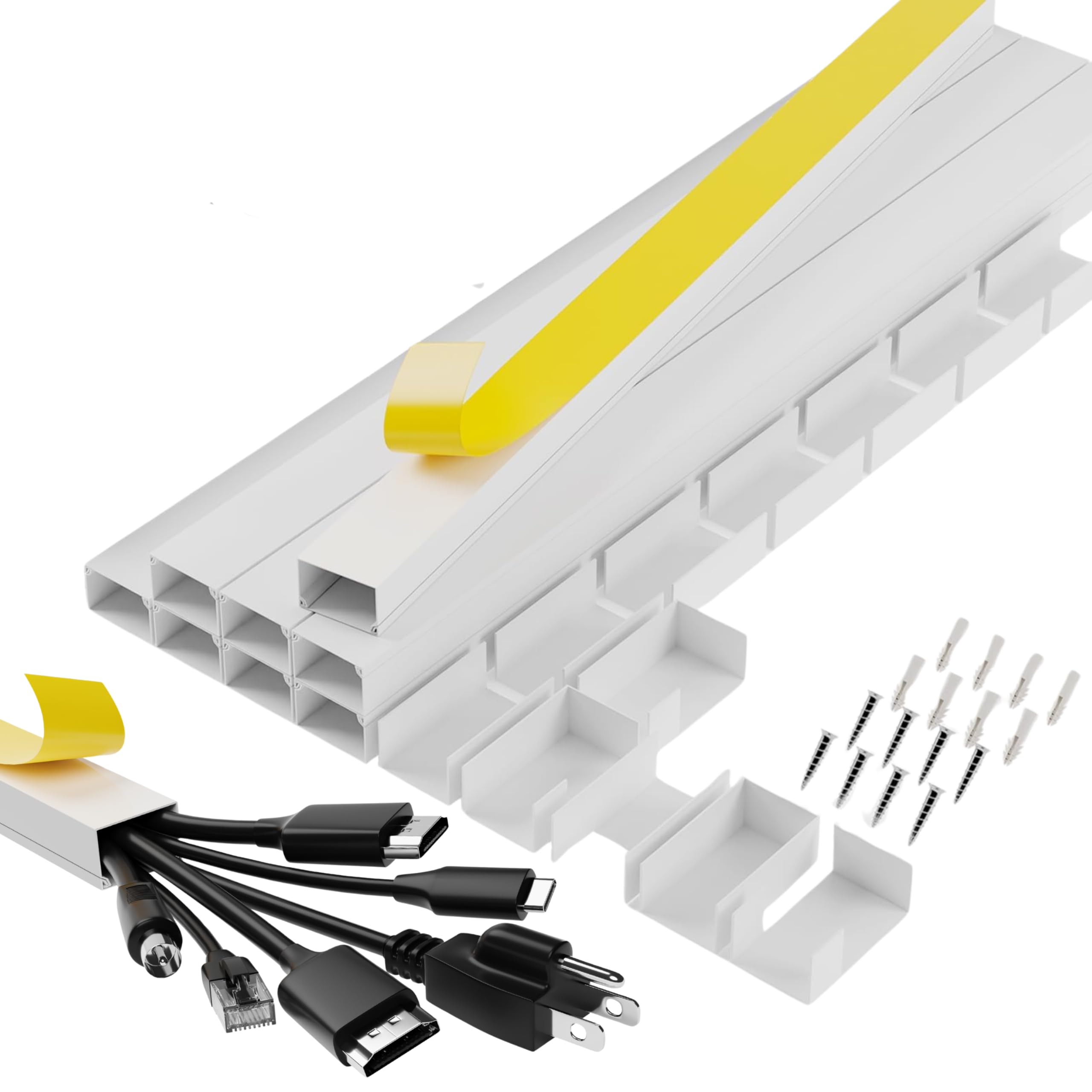 Need ideas for using lightning raceway? Check out these cool ways to hide cables neatly.