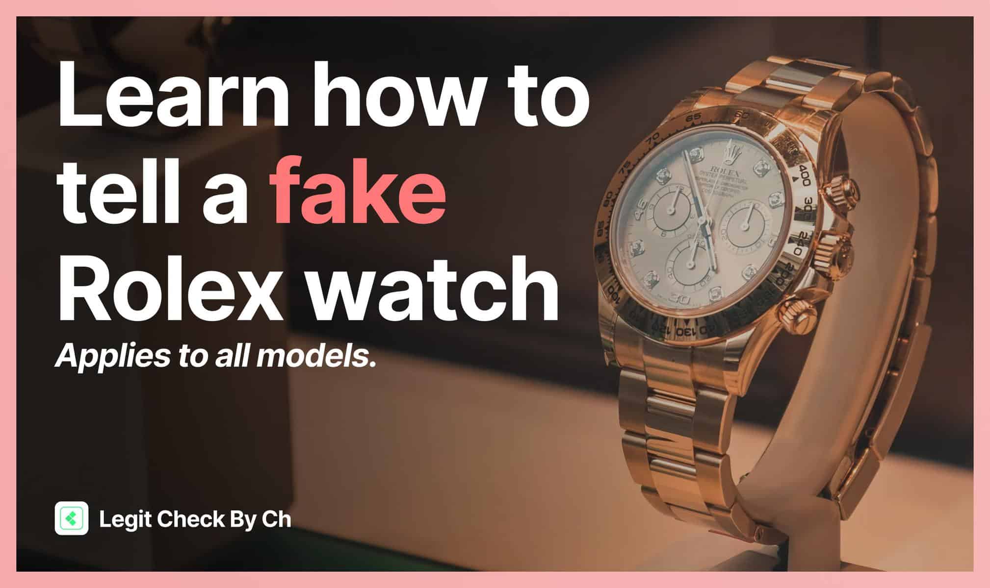 App Rolex: How to Spot a Fake Before You Buy It