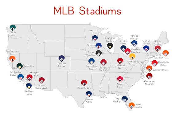 Explore the Map: All 30 MLB Ballparks Locations