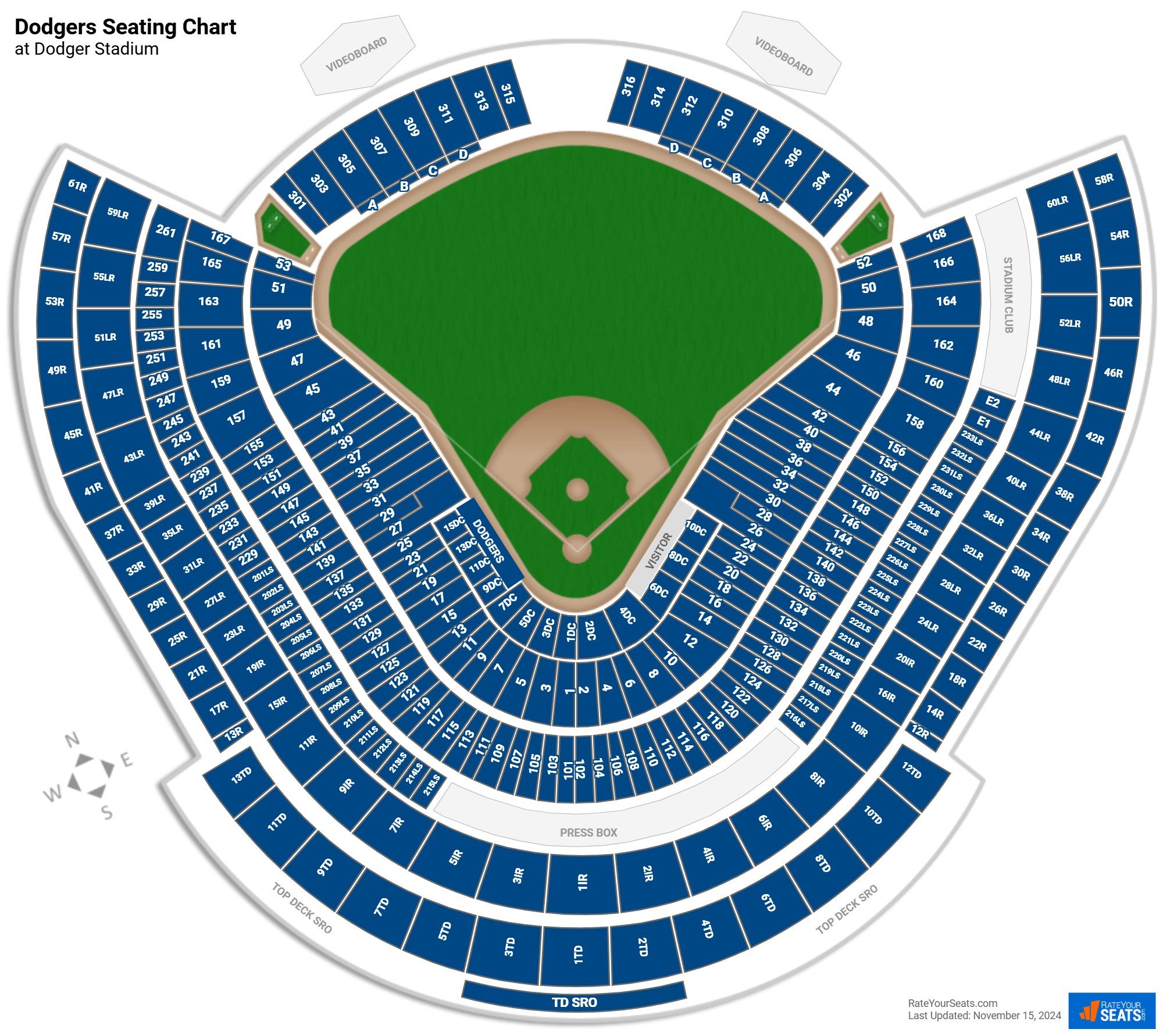 Looking for a reliable dodger stadium seat locator? Here's how to see the field from any section!