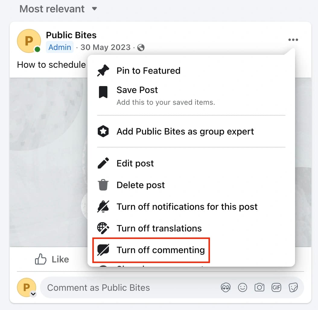 Want to turn off comments on my Facebook post? Learn exactly how with this quick guide.
