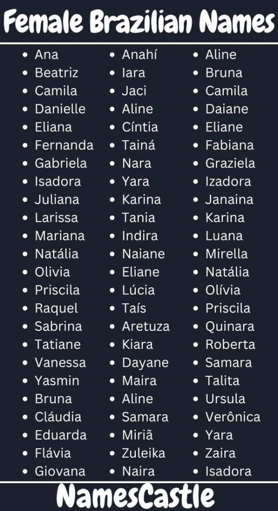 Top Brazilian Women Names: Find the Perfect Name Now