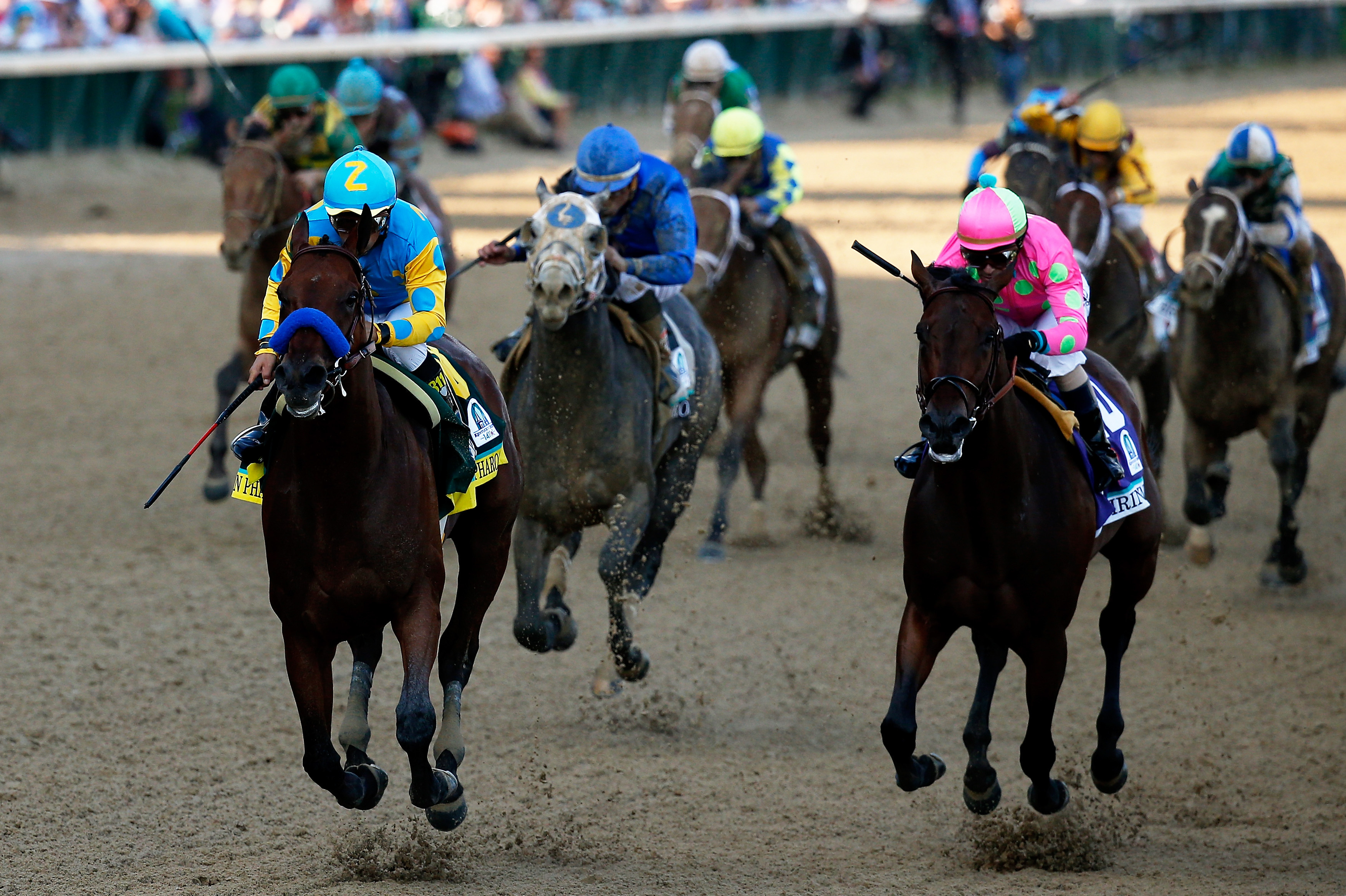 Who actually won the famous 2015 Kentucky Derby? We explain American Pharoahs incredible victory.