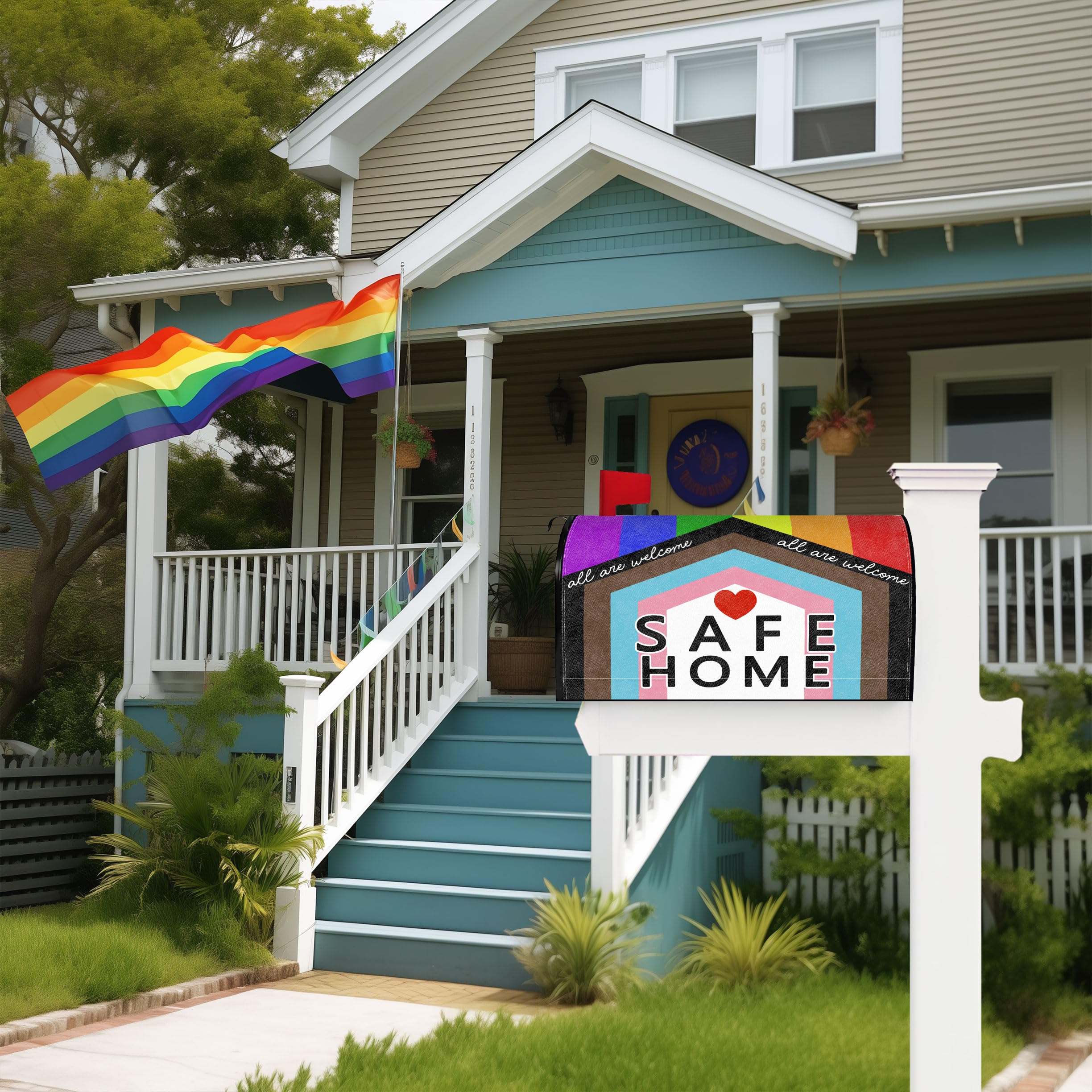 Thinking about getting a gay mailbox? See awesome ideas that will add personality and pride to your home exterior.