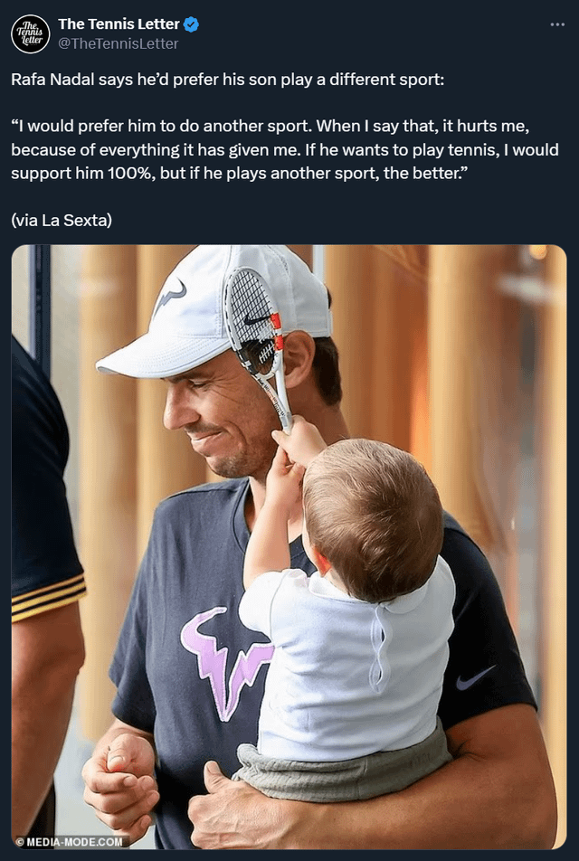 Everything you want to know about Rafael Nadals son: Get the latest updates on the tennis champions growing family life.