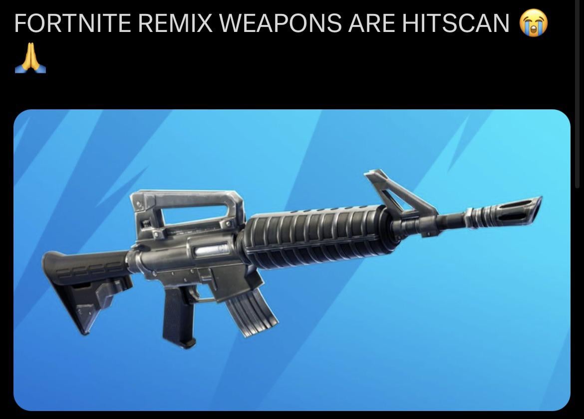 Are hitscan weapons fortnite still in the game? Let us look at the current chapter weapon list.