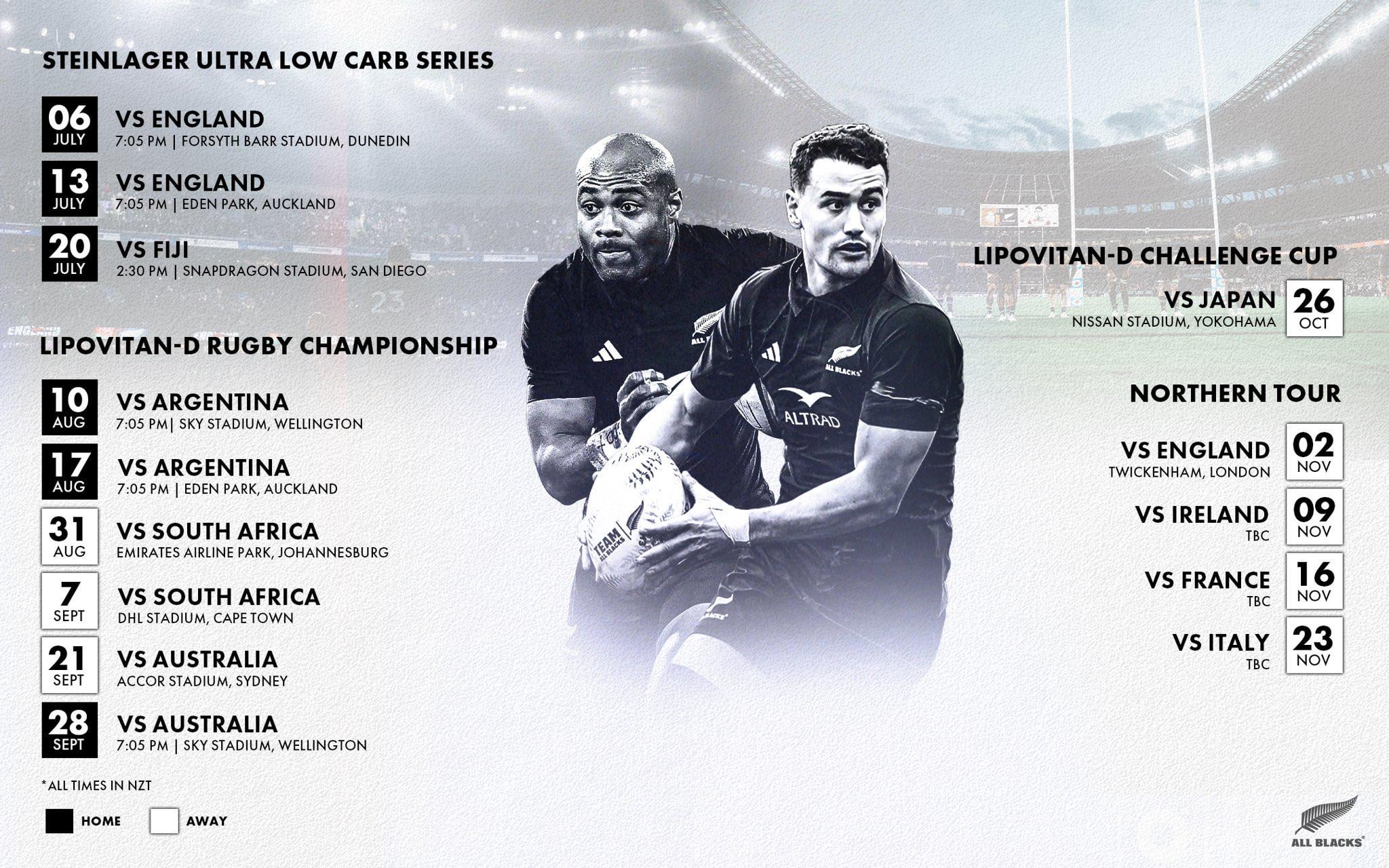 Need the All Black 2024 Schedule Details? (Weve got all the fixtures, locations, and important times!)