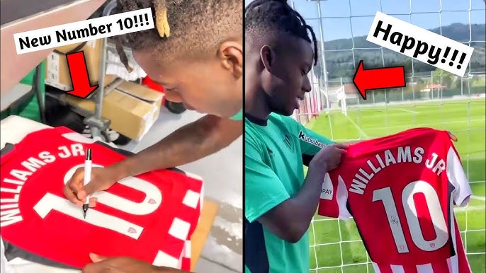 Which jersey shows the Nico Williams number? Learn about the shirt he wears for club and country.