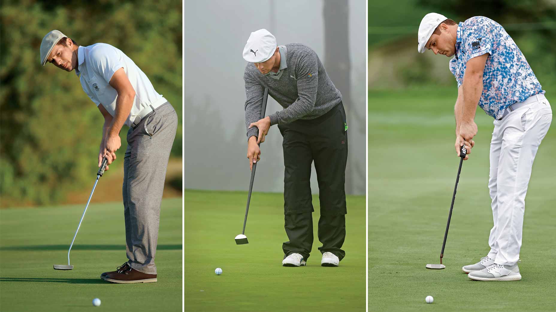 How does Bryson DeChambeau putting work? Simple tips to understand his unique golf technique on the green.