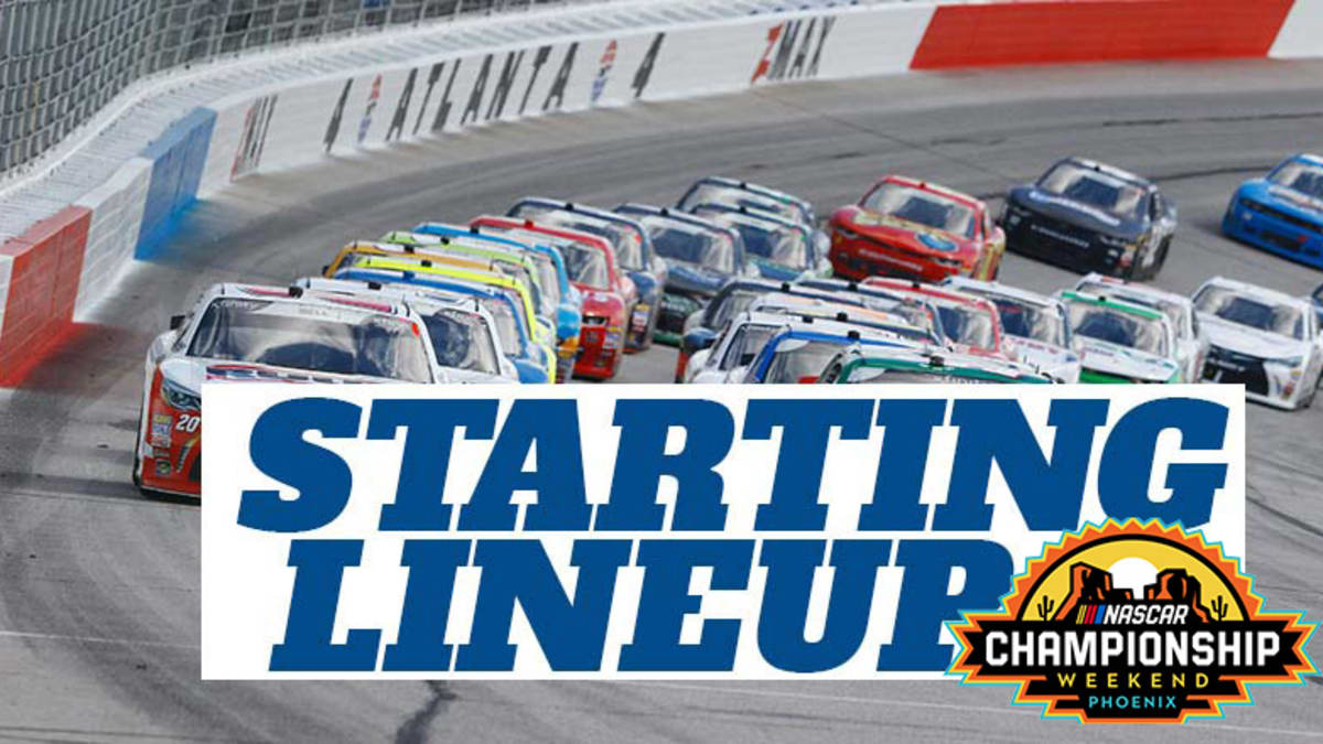 Whos racing on Sunday? Get the complete starting lineup for Sundays NASCAR race right here!
