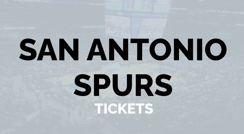 Get Last Minute Spurs Tickets Today!