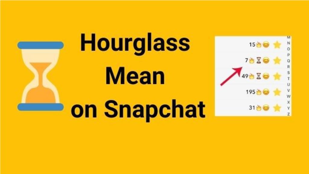 Exactly what does the hourglass mean in Snapchat? Its a simple countdown warning for your Snapstreak.
